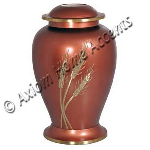 Urna de cremación de latón de primera calidad con diseño clásico y acabado elegante para honrar los recuerdos de Axiom Home Accents - Product Image 6