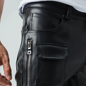 กางเกงหนังแฟชั่นผู้ชายสไตล์ล่าสุด ขายดีที่สุด คุณภาพเยี่ยม ราคาถูก - Product Image 5