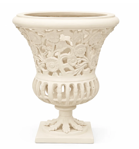 Sage Green Powder Coated Cast Aluminum Weather Resistant Garden Urn Vase <b>Planter</b> for Indoor <b>Outdoor</b> Home Garden Wedding Hotel - Product Image 3