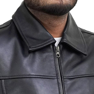 Chaqueta de Motociclista de Cuero Personalizada Premium para Hombre, Chaqueta Clásica de Motociclista con Logotipo OEM, Prenda Exterior de Cuero Elegante y Duradera - Product Image 6