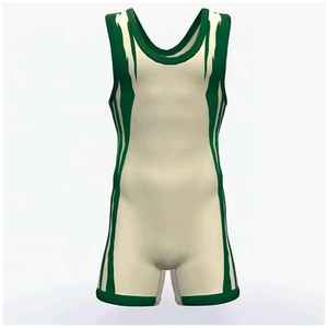 ชุดมวยปล้ำโพลีเอสเตอร์แบบสวมใส่สบายสำหรับทุกเพศ รุ่นใหม่ล่าสุด ปรับแต่งได้ พิมพ์ลายแบบ Sublimation เต็มตัว มีไซส์พลัส สายรัดปรับได้ พร้อมตัวล็อคแบบ Hook and Loop - Product Image 5