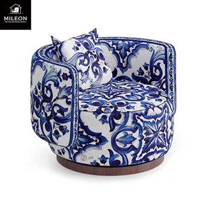 <span class=keywords><strong>Fauteuil</strong></span> moderne à dossier en tissu, style nordique, idéal <span class=keywords><strong>pour</strong></span> le salon, la maison et l'extérieur - Product Image 3