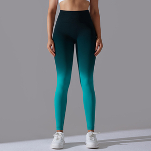 Top Selling Simple Full Length Lightweight Breathable Gym Yoga <b>Leggings</b> for Women High Waist <b>Butt</b> <b>Lift</b> Spandex/Polyester - Product Image 4