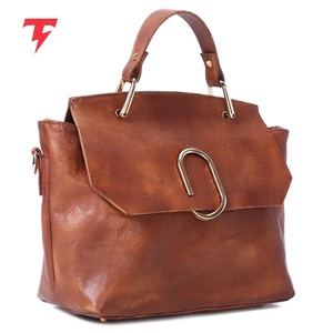 Bolso de Mano de Cuero Genuino para Mujer, de Alta Calidad, Cierre de Cremallera, Ecológico, Ligero, Nuevo Estilo, Precio Razonable, Venta al Por Mayor - Product Image 1