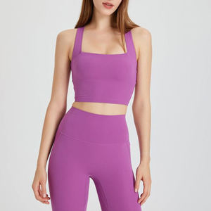 Custom Women Yoga wear Popular Quick Dry Moisture Absorption High Waist Seamless Activewear Leggings Custom Women Yoga Sets - Product Image 5