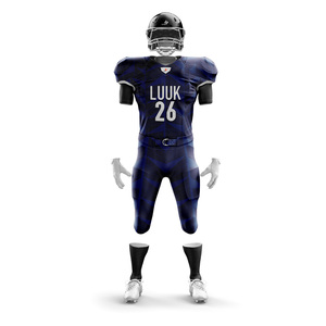 Uniforme de Fútbol Americano con Costuras Reforzadas, Calidad Premium, Marca Privada OEM, Uniforme Deportivo Personalizado para Equipos - Product Image 1