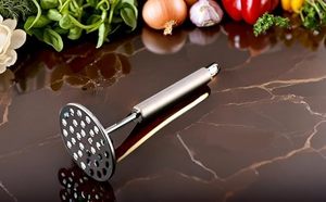 Triturador de Patatas de Acero Inoxidable, Herramienta Manual de Cocina para Triturar Verduras y Patatas - Product Image 6