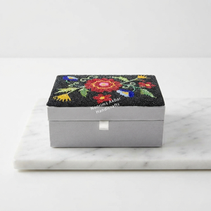 Caja de Joyería con Cuentas de Mandala Hecha a Mano, Estuche de Almacenamiento de Joyas de MDF con Arte Geométrico, Suministro al por Mayor de Fábrica Personalizado - Product Image 3
