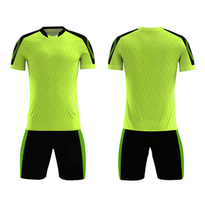 High Quality Breathable Lightweight Quick Dry 100% Polyester Solid Color Football <b>Soccer</b> Uniform Custom Wicking Polyester Fit - Product Image 3