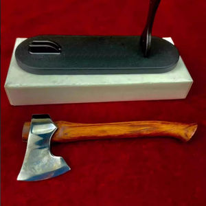 Hachas Mini de Acero para Herramientas Manuales, Herramienta de Corte para Exteriores, Hachas Mini con Mango de Madera, Portátiles, con Filo de Alto Contenido de Carbono - Product Image 5