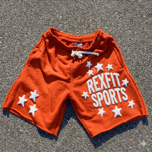 Pantalones Cortos Deportivos REXFIT, para Entrenamiento Atlético, Fitness, Venta al Por Mayor, OEM, Logotipo Personalizado con Impresión Puff, Pantalones Cortos Deportivos para Hombre, Transpirables, de Malla - Product Image 5