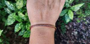 Bracelet en cuivre massif floral fait main, accessoire de mode de haute qualité, magnifique bracelet à prix de gros - Product Image 6