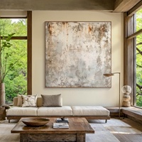 Peintures à l'huile sur toile tendue en gros pour la décoration intérieure, œuvres d'art pour hôtels, art mural moderne, abstrait fait main