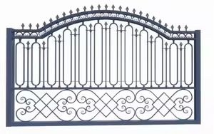 Custom Steel Home Front Gate Design Outdoor – Wrought Iron Compound Wall Gate for <b>Secure</b>, Modern and Elegant Entry Solutions - Product Image 5