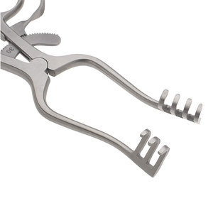 Rétracteur Weitlaner en acier inoxydable, instrument chirurgical auto-serrant, manuel, certifié CE Classe I, pour utilisation en salle d'opération - Product Image 3