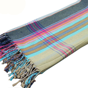 100% kikoy ผ้าขนหนูชายหาดกอล์ฟง่ายต่อการพกพา kikoy ผ้าขนหนูเคนยามีสไตล์ที่แตกต่างกัน - Product Image 2