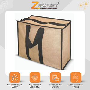 Baidik, Compromiso de Calidad 100%, Fabricado en India, Bolsas de Yute Personalizables de Tamaño Extra Grande, Correa para el Hombro, Logotipo Personalizado para Regalo - Product Image 2