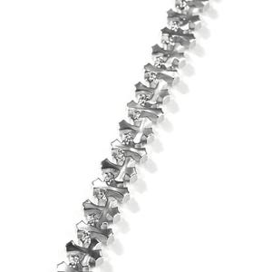 Élégant Bracelet à Maillons en Moissanite Argentée, Bijou Scintillant, Accessoire de Mode pour Cadeaux et Collections en Gros - Product Image 3
