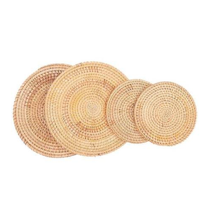 Round Rattan <b>Trivets</b> Pot Wholesale Manufacture Excellent Quality Rattan <b>trivet</b> Handmade At Affordable Price - Product Image 2