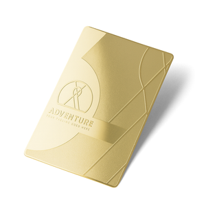 Carte de membre VIP en métal de haute qualité, plaquée argent, en zinc, avec logo personnalisé gravé, impression sérigraphique - Product Image 2