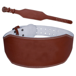 Ceinture de musculation en cuir de vachette personnalisée de haute qualité, robuste, confortable, souple, légère, respirante, réglable, avec soutien dorsal - Product Image 6