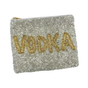 Bolsa de Mano Ecológica Anti-Robo con Cuentas de Vodka, Diseño Moderno y Hecho a Mano, con Letras Doradas, Regalo Personalizado para Mujeres y Niñas - Product Image 2