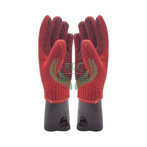 Guantes DE SEGURIDAD punteados de algodón de color Premium para manejo de vidrio hechos en Indonesia con logística eficiente - Product Image 6