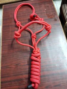 Nylon-Seil Pferdehalfter mit Rosa und Lila Geflochtenem Kopfstück SADAF SADDLERY SS-LRH-044 Komfortabel zum Reiten - Product Image 3