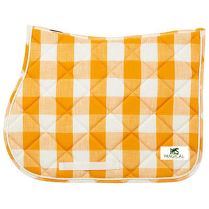 Almohadilla para Silla de Montar de Alta Calidad para Todo Uso, con una exterior de poliéster adornada con un elegante patrón de rayas veraniegas - Product Image 5