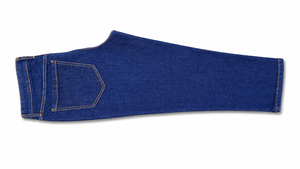 Jean en denim coupe droite, coton mi-lourd, coupe classique, couleur unie, style décontracté, vêtements d'automne pour hommes - Product Image 2