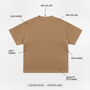 Custom Heavyweight Jersey High Quality Cotton Custom T Shirt for Men <b>Blank</b> Heavy <b>Weight</b> Oversized Tshirt Printing Men's T-Shirts - Product Image 6