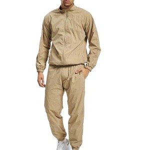 Conjunto deportivo de 2 piezas para hombre, chaqueta con capucha y cremallera, estilo streetwear. - Product Image 1