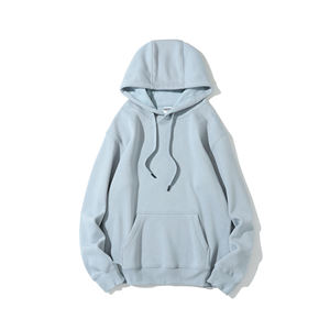 Sweat à capuche oversize pour homme en mélange de coton épais, coupe décontractée, style urbain et décontracté - Product Image 2