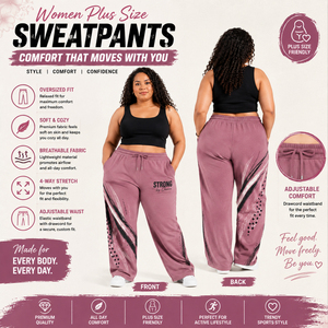 Women's Plus Size Baggy Sweatpants Custom Printed <b>Drawstring</b> Waist Fleece Pants Women Winter Wear Wide Leg <b>Trouser</b> Jogging Pants - Product Image 1