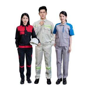 Vêtements de travail pour électriciens à bon prix, vêtements de chantier en coton PE, combinaison de soudeur, vêtements de ferme, design/logo personnalisé - Usine FMF - MOQ faible - Product Image 1