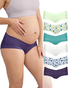 Braguitas de Maternidad para Mujer, Ligeras, Transpirables, con Cintura Suave y Estable, Cómodas, Esenciales para el Estilo de Vida de las Embarazadas, Directo de Fábrica - Product Image 1