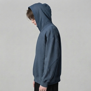 Sweat-shirt à capuche personnalisé pour homme, 100 % coton respirant, séchage rapide, avec logo personnalisé et poche kangourou – Vente en gros - Product Image 3
