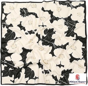 High Quality Premium Printed Short <b>Scarf</b> Fabric OEM ODM Private Label Textile Manufacturer Custom Fashion Accessories Export - Product Image 4