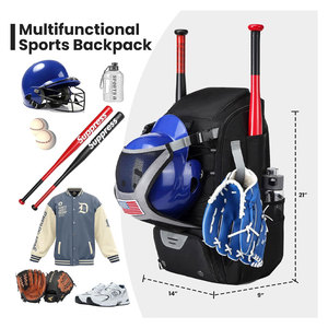 Sac de baseball personnalisé confortable, prix abordable, meilleur design, sacs de baseball pour l'entraînement - Product Image 2