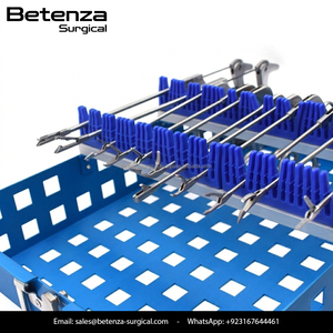 Pinces à pansements pour pansements à pansement ouvert, droites, autoclavables, pour arthroscopie du ménisque, qualité supérieure - Product Image 5