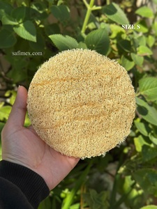 Éponge faciale en loofah naturel séché pour un nettoyage en profondeur du visage, exfoliation douce, soin de la peau, soin de beauté, emballage personnalisé OEM - Product Image 3