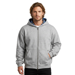 Sudadera con Capucha Reversible de Forro Polar Ecológico para Hombre LEDUO, Estilo Urbano Holgado - Product Image 1