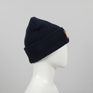 Bonnet personnalisé avec logo brodé – Bonnets en coton tricoté de haute qualité, chauds pour l'hiver, motif uni, pour affaires, automne, extérieur, pêche - Product Image 3