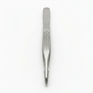 Pinzas de tejido de acero inoxidable de alta calidad, pinzas de hueso lisas de máxima calidad, instrumentos quirúrgicos, patrón de mango personalizado OEM - Product Image 6