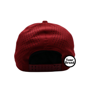 Casquette de golf personnalisée OEM ODM de haute qualité Casquette de sport imperméable à 5 panneaux avec détail de corde et patch en caoutchouc - Product Image 4