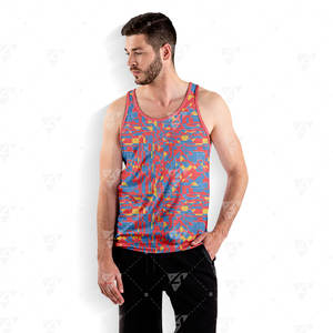 Débardeur de sport personnalisé OEM pour hommes, en coton, séchage rapide, respirant, pour la musculation, la course à pied et la gym - Product Image 6