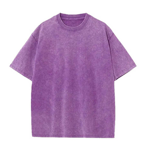Envío Gratis Camisetas Oversize de Algodón 100% Personalizadas para Hombre, Estampado en Blanco con Lavado Ácido, Cómodas para Hombre - Product Image 1