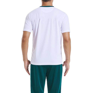 Conjunto Deportivo para Hombre, Color Verde, Bloques de Color, Manga Corta, Cuello Redondo, Corte Regular, Cintura Elástica, 100% Poliéster, Primavera - Product Image 6