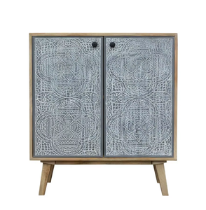 Industrial Wooden Modular <b>Living</b> <b>Room</b> <b>Cabinet</b> with Adjustable Shelves-Eco-Friendly and Space-Saving Design - Product Image 3