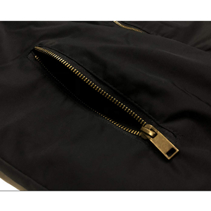 High Quality Bomber Jacket For Men Full Zip Windbreaker Warm Winter Windproof Casual Outwear Padded <b>Lined</b> <b>Coats</b> - Product Image 4